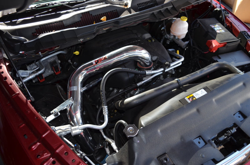 Injen Polished Power-Flow Air Intake 09-12 Dodge Ram 1500 5.7L V8 Hemi PF8053P Photo - Mounted