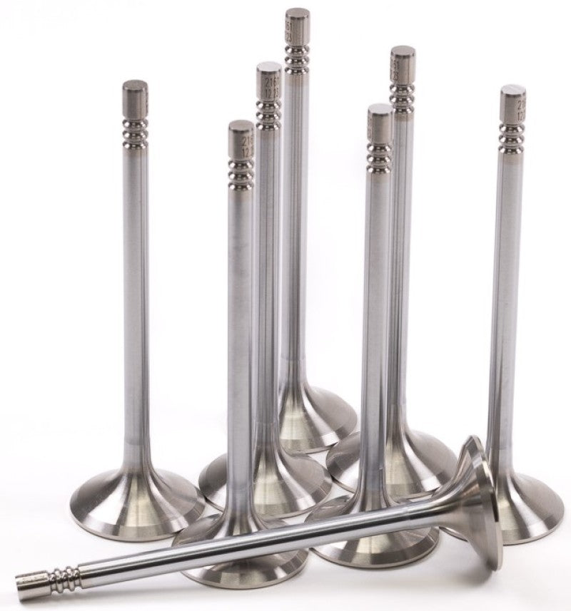 GSC Power Division GSC P-D Ford Mustang 5.0L Coyote Gen 3 32mm Head (STD) Chrome Polished Exhaust Valve - Set of 8 2161-8