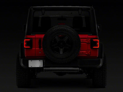 Raxiom 18-23 Jeep Wrangler JL Axial Series LED Tail Lights- Blk Housing (Smoked Lens) J142664-JL J142664-JL Photo - Close Up