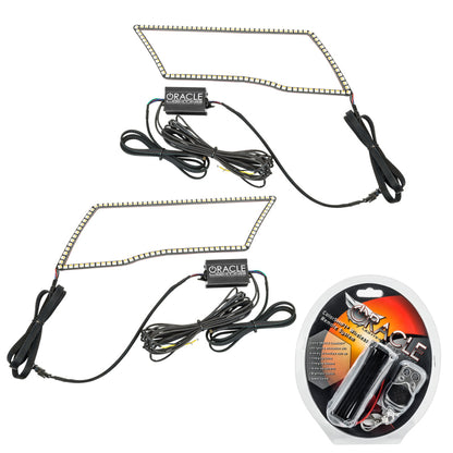 ORACLE Lighting Oracle 09-18 Dodge Ram Switchback Quad Headlight Halo Kit - RGB+A ColorSHIFT+ w/ RF Controller 1328-330 1328-330 Photo - Primary