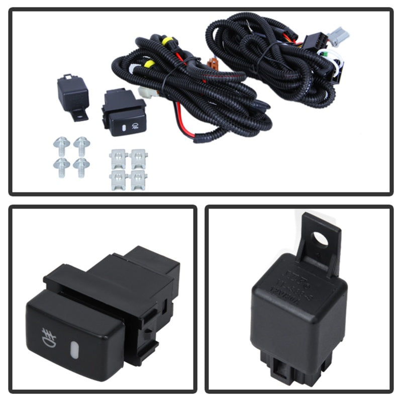 Spyder Nissan versa 2015+ OEM Fog Lights w/Switch Clear FL-NV2015-C 5080240 5080240 Photo - Unmounted