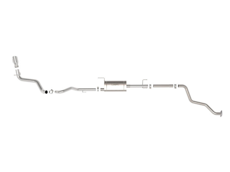 aFe 2024 Toyota Tacoma L4 2.4L Apollo Series 2.5-3in 409 SS Steel Cat-Back Exhaust w/Polished Tips 49-46071-P 49-46071-P Photo - Unmounted