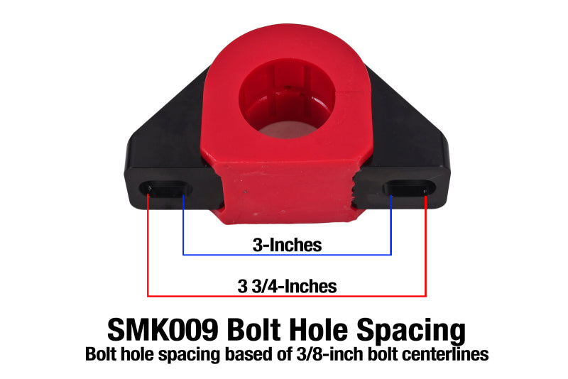 BMR Suspension Sway Bar Mount, Billet Alum Mount, 1.25" Poly Bushings SMK009 Photo - Primary