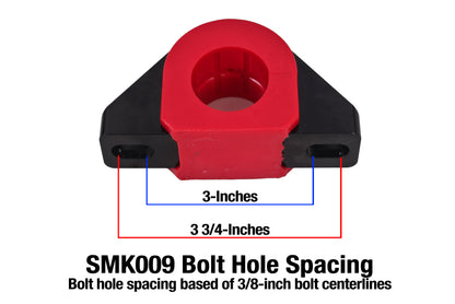 BMR Suspension Sway Bar Mount, Billet Alum Mount, 1.25" Poly Bushings SMK009 Photo - Primary