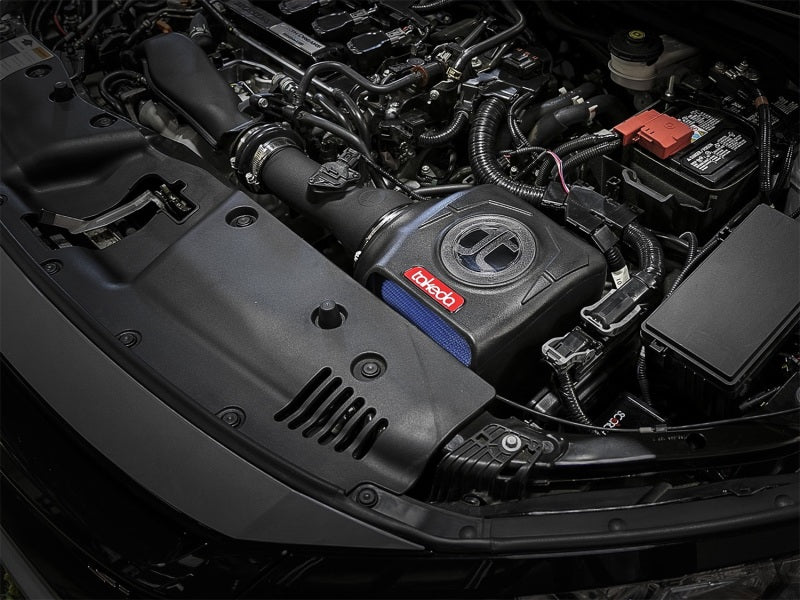 aFe Takeda Momentum GT Pro 5R Cold Air Intake System Honda Civic Si 17-18 TM-1026B-R Photo - Mounted