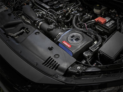 aFe Takeda Momentum GT Pro 5R Cold Air Intake System Honda Civic Si 17-18 TM-1026B-R Photo - Mounted