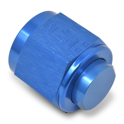 Russell -12 AN Flare Cap (Blue Finish) 662000 Photo - out of package