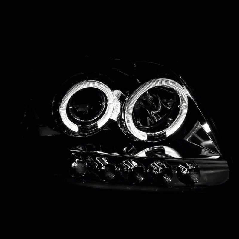 Raxiom 97-03 Ford F-150 LED Halo Projector Headlights- Chrome Housing (Clear Lens) T542860 T542860 Photo - Close Up
