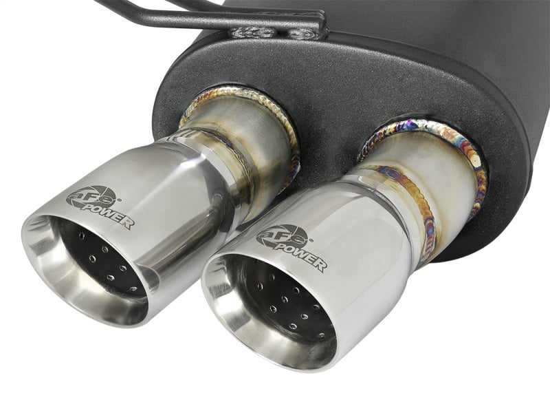 aFe MACH Force-Xp 2-1/2 in 304 Stainless Steel Cat-Back Exhaust w/Polished 49-36339-P Photo - Unmounted