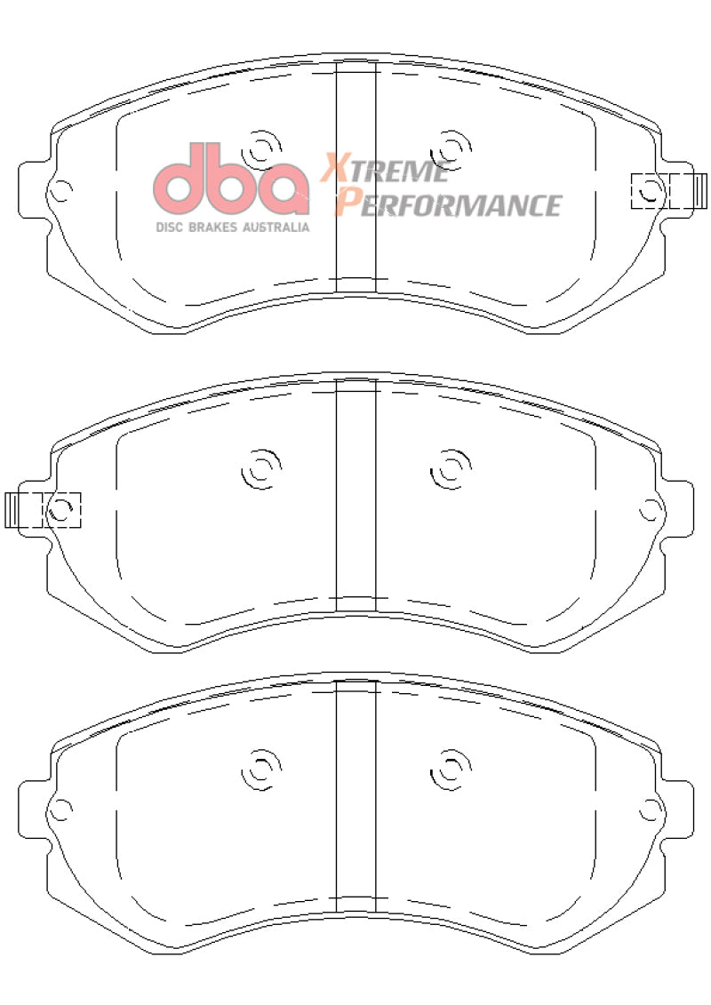 DBA 90-96 Nissan 240SX w/ABS XP Performance Front Brake Pads DB1148XP DB1148XP Photo - out of package