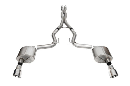 CORSA Performance Corsa 2024 Ford Mustang GT Xtreme Cat-Back Exhaust Sys. 3.0in Dual Rear Exit w/4.5in Pro Series Tips 21250 21250 Photo - Primary
