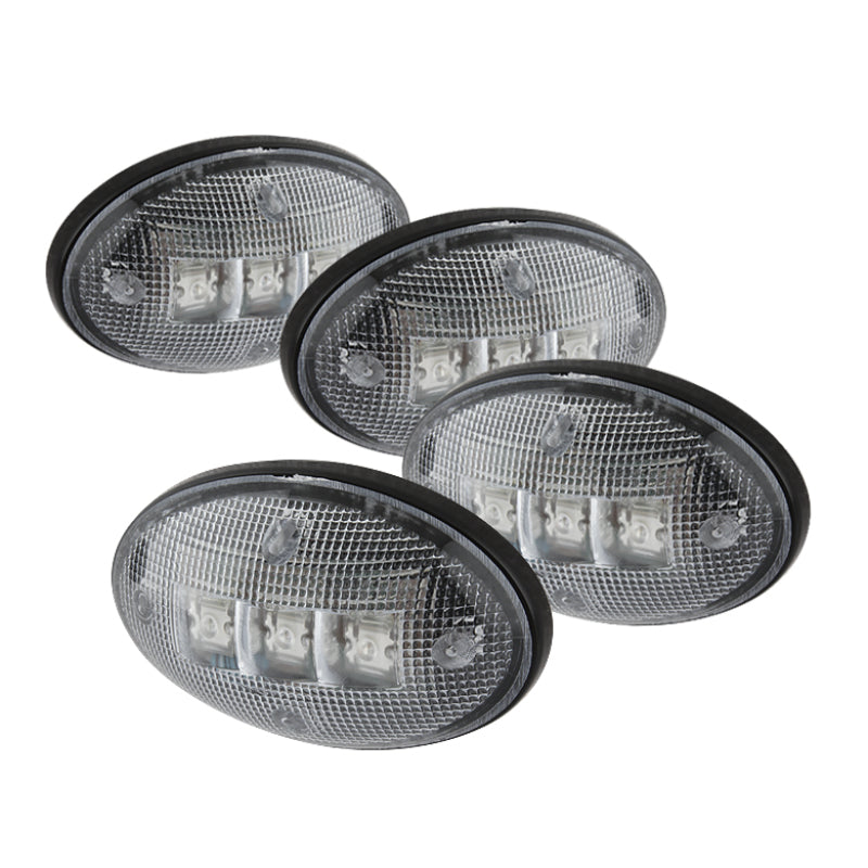SPYDER Xtune Ford Superduty F250-F550 99-10 Dually Fender LED Side Fender Lights Clear ACC-LED-FDSD99-SL-C 9924651 9924651 Photo - Primary