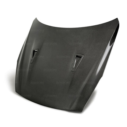 Seibon 2017-2018 Nissan GTR R35 Carbon Fiber Hood HD17NSGTR-OE Photo - Primary