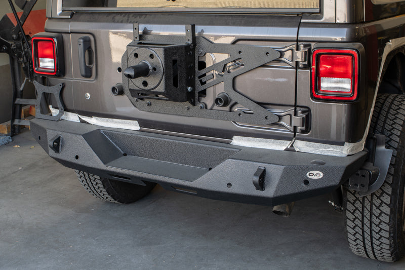 DV8 Offroad 2018+ Jeep Wrangler JL Tailgate Mounted Tire Carrier TCJL-01 TCJL-01 Photo - Mounted