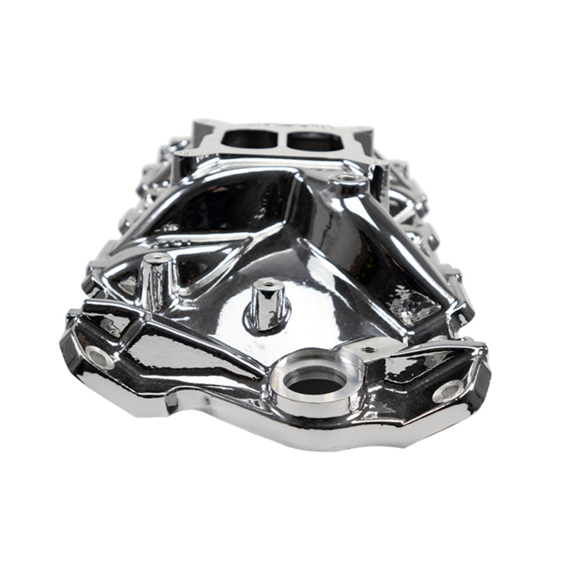 Edelbrock SBC Performer EPS Manifold - Chrome Plasma Coated 2701-CP 2701-CP Photo - out of package