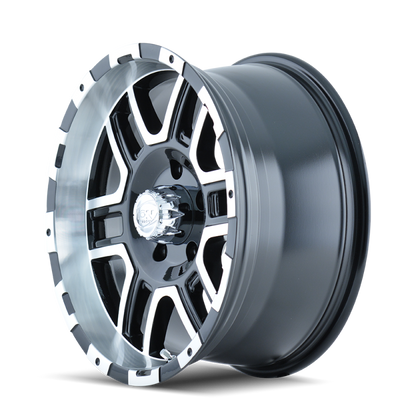 ION Wheels ION Type 179 18x9 / 5x135 BP / 0mm Offset / 87mm Hub Black/Machined Wheel 179-8935B 179-8935B Photo - Primary