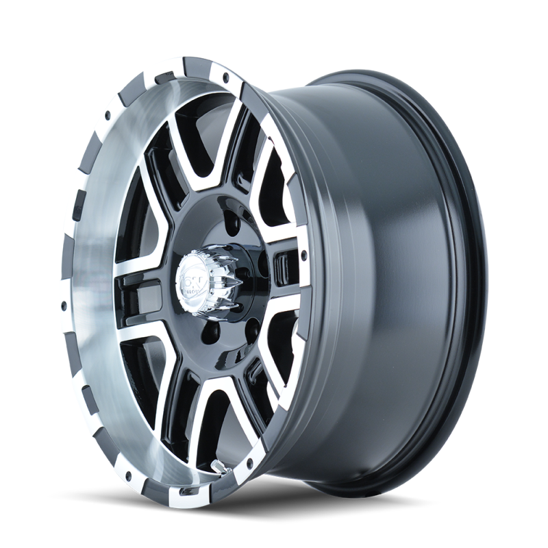 ION Wheels ION Type 179 18x9 / 5x139.7 BP / 12mm Offset / 108mm Hub Black/Machined Wheel 179-8985B 179-8985B Photo - Primary