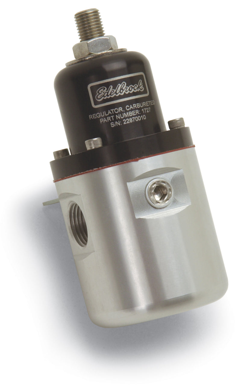 Edelbrock Fuel Pressure Regulator 160 GPH for Carbureted Applications 1727 Photo - Primary