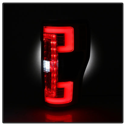 Spyder 17-18 Ford F-250 SD (w/Blind Spot Sensor) LED Tail Lights - Red Clr (ALT-YD-FS17BS-LED-RC) 5085634 5085634 Photo - Unmounted