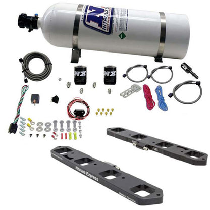 Nitrous Express Dodge Hemi 5.7L/6.1L/6.4L Direct Port Plate System w/15lb Bottle 20958-15 20958-15 Photo - Primary