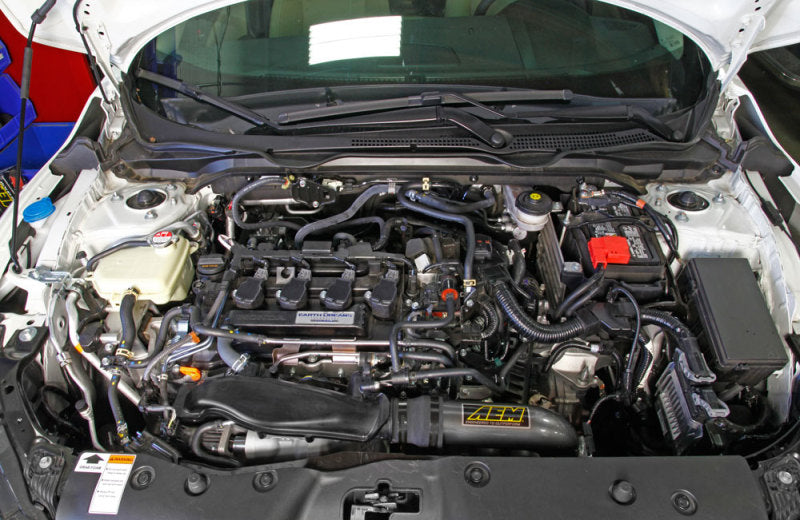 AEM Induction AEM 2016 Honda Civic L4-1.5L F/I Gunmetal Aluminum Cold Air Intake 21-798C 21-798C Photo - Mounted