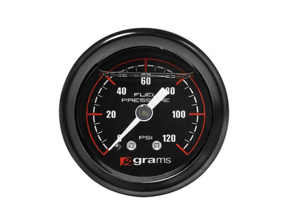 Grams Performance 0-120 PSI Fuel Pressure Gauge G2-99-1200 Photo - Unmounted
