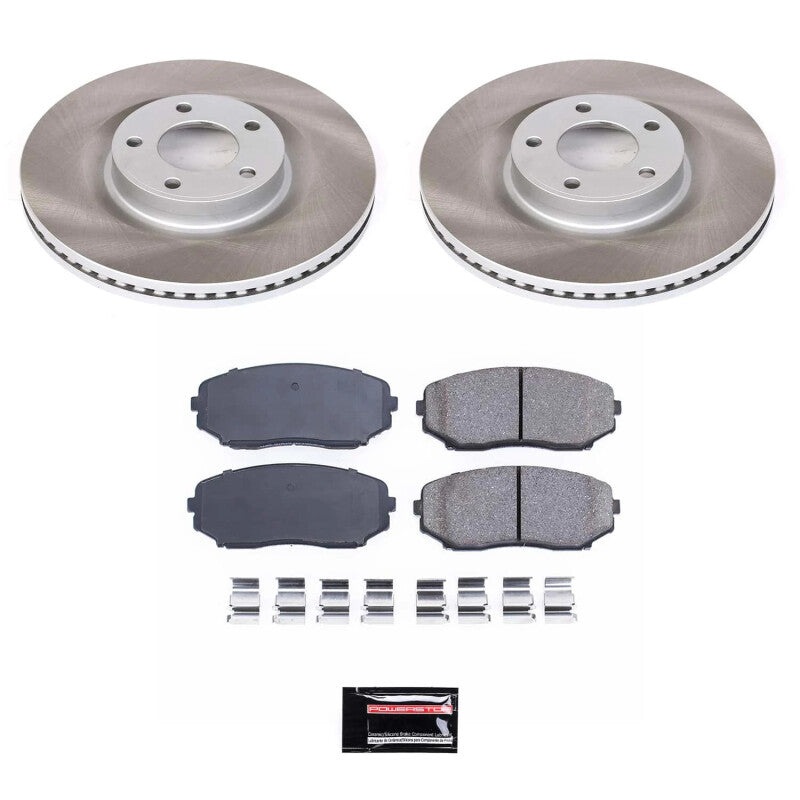PowerStop Power Stop 07-15 Lincoln MKX Front Semi-Coated Rotor Kit SC3057 SC3057 Photo - Primary