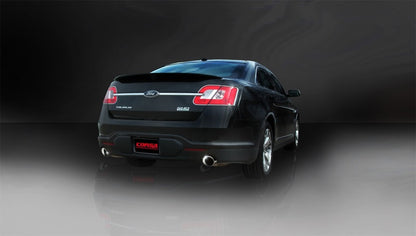 Corsa Performance 10-13 Ford Taurus SHO 3.5L V6 Turbo Polished Sport Cat-Back Exhaust 14315 Photo - Mounted