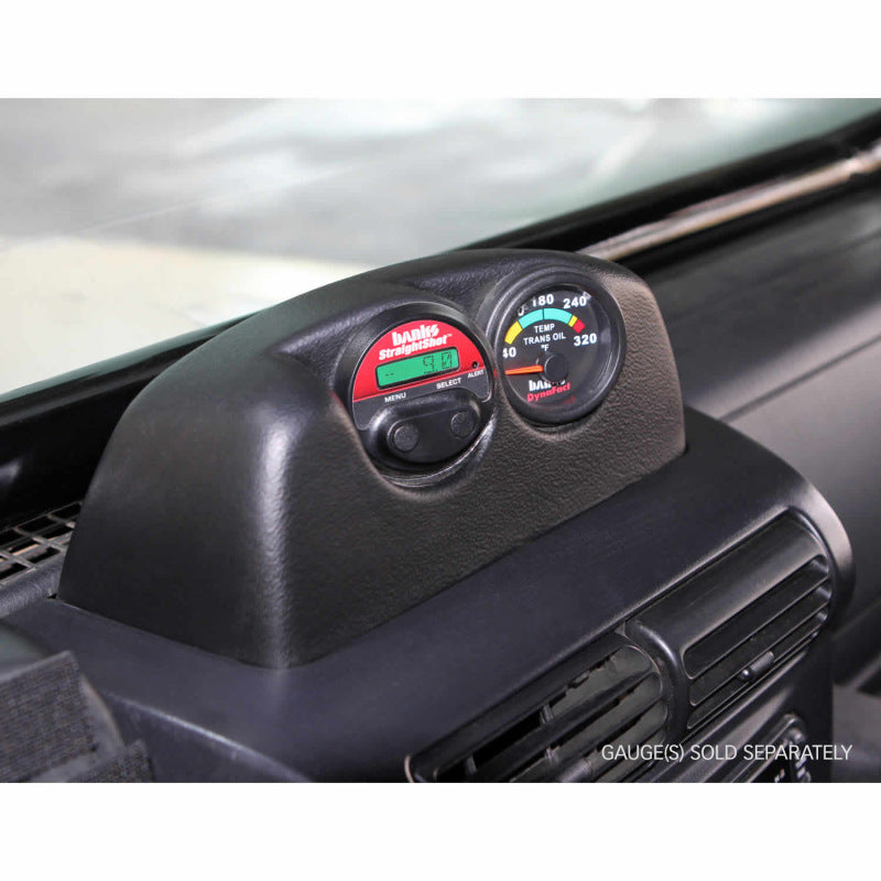 Banks Power 96-07 Jeep Wrangler 2-Gauge Dash Pod 63342 63342 Photo - Mounted