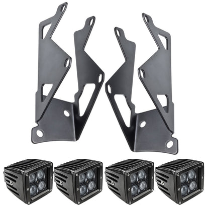 ORACLE Lighting Oracle Jeep JK Dual Mounting Pillar Brackets/Lights Combo 2145-504 2145-504 Photo - in package