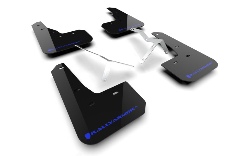 Rally Armor 23-24 Acura Integra + Integra A-Spec Black UR Mud Flap W/Blue Logo (No Drilling Req.) MF109-UR-BLK-BL MF109-UR-BLK-BL Photo - Primary