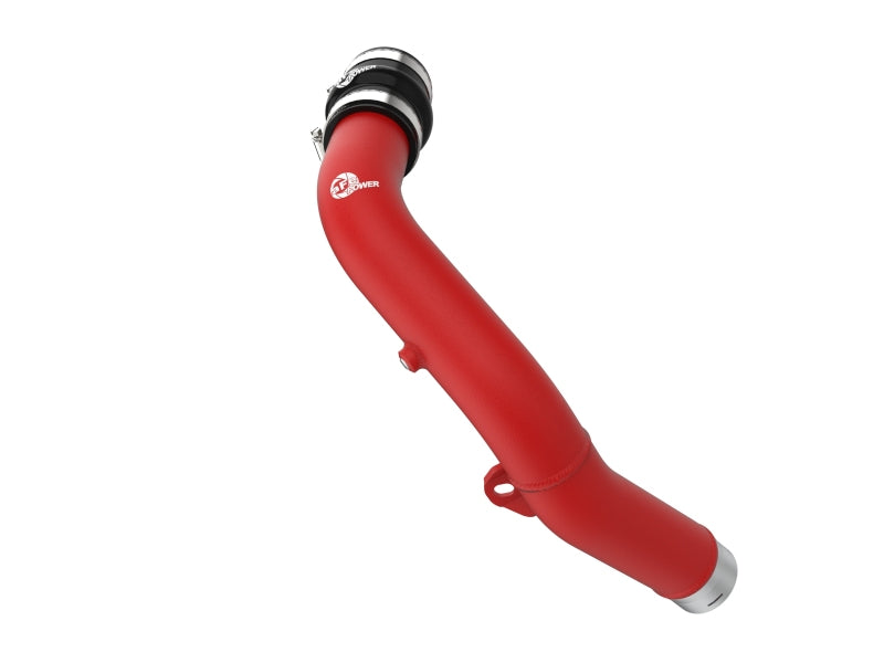 aFe BladeRunner 2-1/2 IN Aluminum Hot Charge Pipe Red 22-23 Subaru WRX H4-2.4L (t) 46-20668-R 46-20668-R Photo - Primary