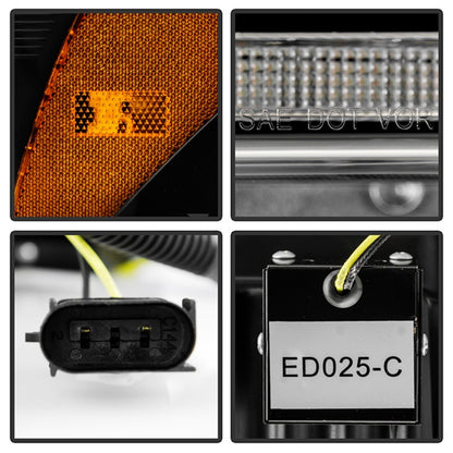 SPYDER Apex 20-22 Ford F250/F350 (Halogen) High-Power LED Headlights - Black PRO-YD-FS20HALAP-SEQ-BK 5088635 5088635 Photo - Unmounted