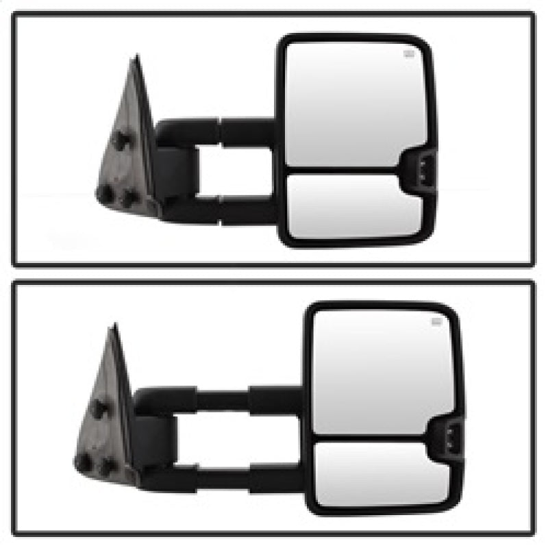 SPYDER xTune Chevy Silverado 03-06 G2 Heated Amber LED Signal Telescoping Mirrors MIR-CS03S-G2-PWH-AM-SET 9936685 9936685 Photo - Unmounted