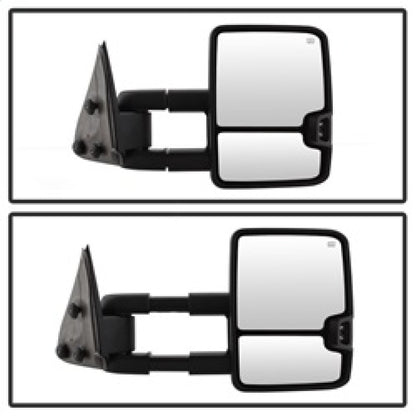 SPYDER xTune Chevy Silverado 03-06 Heated Amber Signal Telescoping Mirrors Chrome MIR-CS03S-G3C-PWH-AM-SET 9936753 9936753 Photo - Unmounted