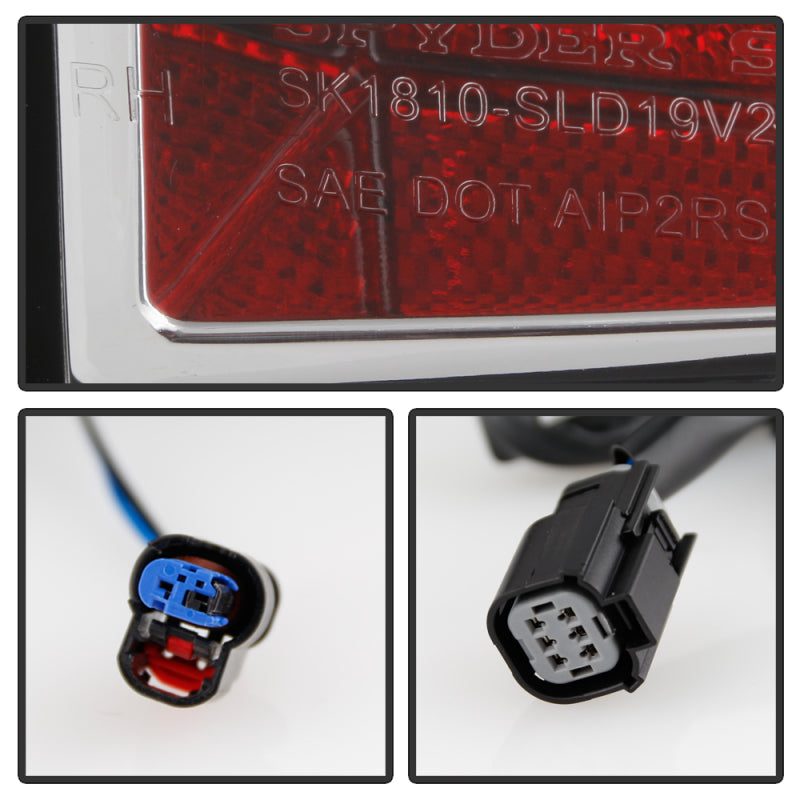 Spyder Chevy Silverado 19-20 LED Tail Light Chrome ALT-YD-CS19HAL-C 5087263 5087263 User 4