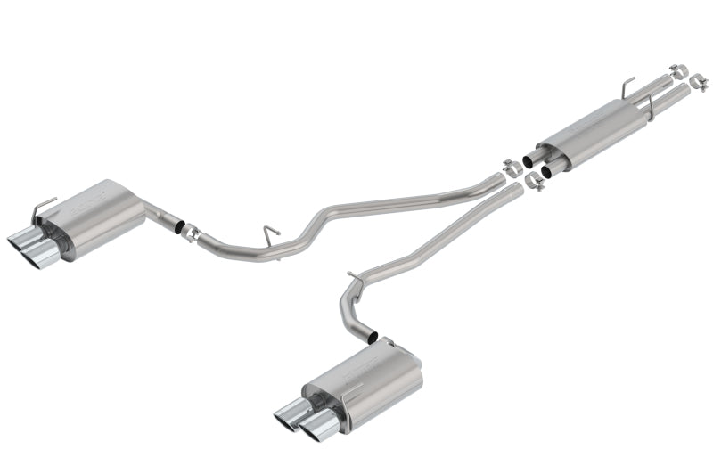 Borla 2020 Ford Explorer ST 3.0L V6 2.25in S-type Exhaust - Chrome Tips 140820 140820 Photo - Primary