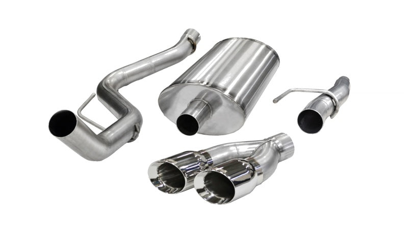Corsa Performance 11-13 Ford F-150 5.0L V8 Polished Sport Cat-Back Exhaust 14393 Photo - Primary