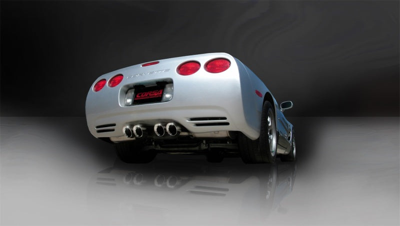 Corsa Performance 97-04 Chevrolet Corvette C5 Z06 5.7L V8 XO Pipe Exhaust 14131 Photo - Mounted