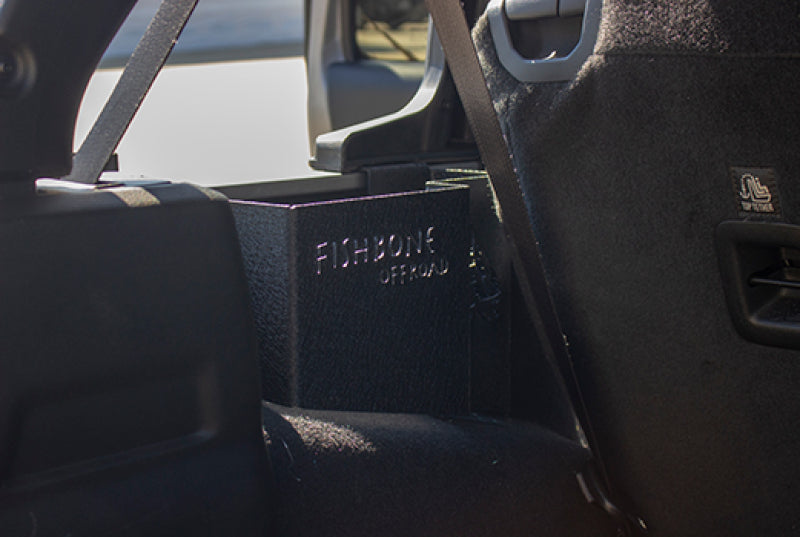 Fishbone Offroad 2018+ Jeep JLU Wrangler JL  4 Door Driver Side Wheel Well Storage Bin - Single FB25215 FB25215 Photo - lifestyle view