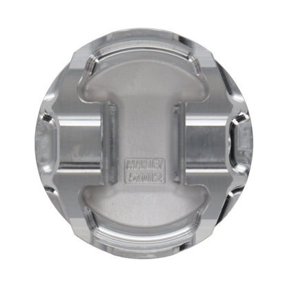 Manley Mitsubishi 4G63/4G63T EVO VIII/IX 85mmSTD -2.5cc Dish Platinum Lightweight Piston Set w/Rings 606400CE-4 606400CE-4 User 4