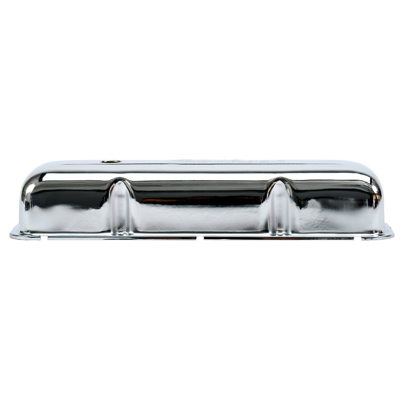 Edelbrock Valve Cover, Signature Series, Ford, 1958-1976 FE V8, Chrome 4462 Photo - out of package