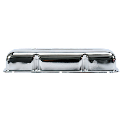 Edelbrock Valve Cover, Signature Series, Ford, 1958-1976 FE V8, Chrome 4462 Photo - out of package