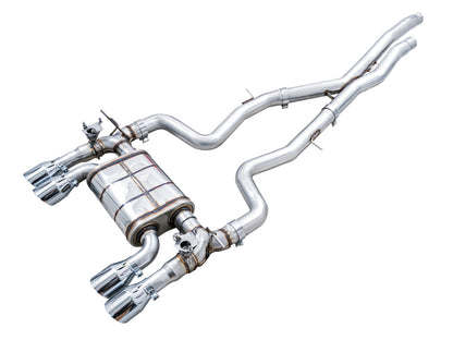 AWE Tuning BMW F8X M3/M4 SwitchPath Catback Exhaust - Chrome Silver Tips 3025-42070 3025-42070 Photo - Primary