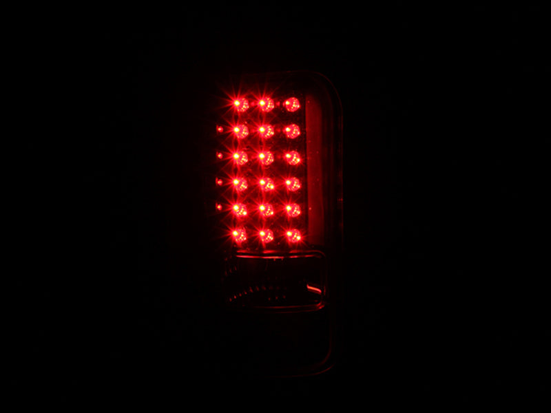Anzo 1994-2001 Dodge Ram LED Taillights Black 311073 Photo - Mounted
