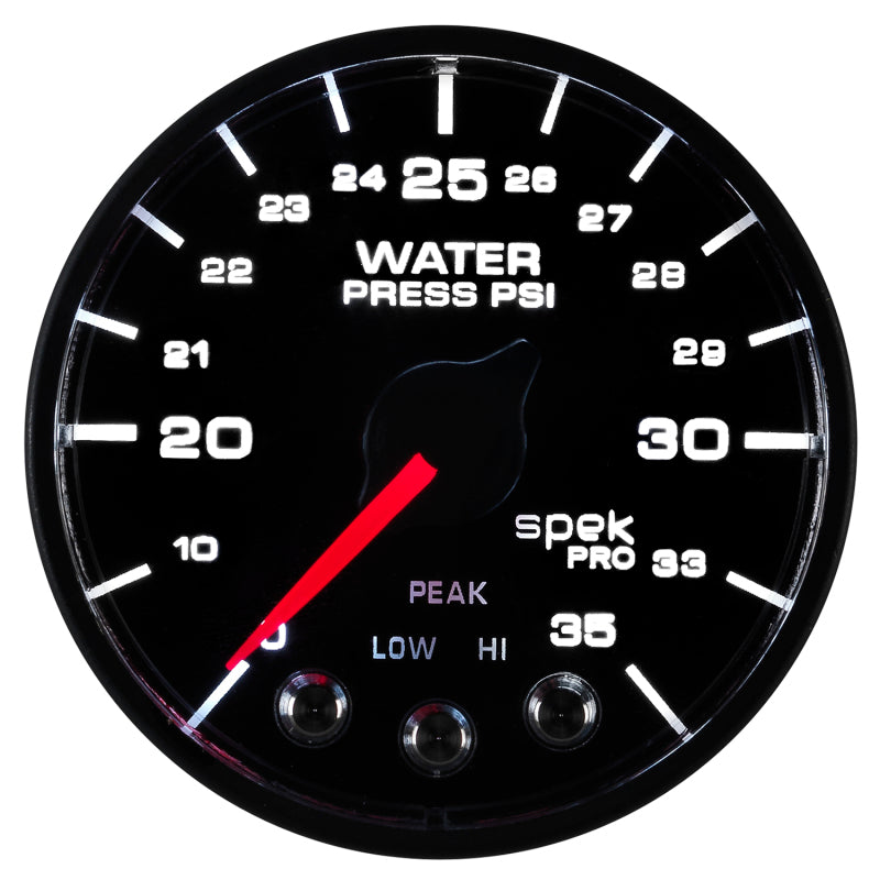 Autometer Spek-Pro - Nascar 2-1/16in Water Press 0- 35 psi Bfb Sp P543328-N1 P543328-N1 User 5