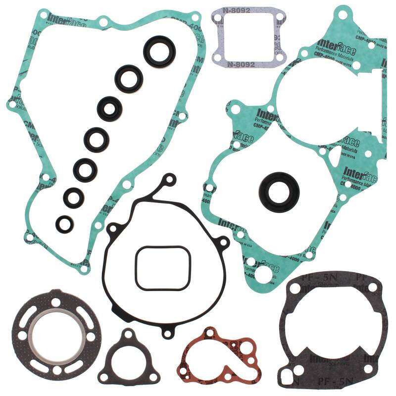 Vertex Pistons Vertex Gaskets 86-91 Honda CR80R Complete Gasket Kit w/ Oil Seals 811205 811205 Photo - Primary