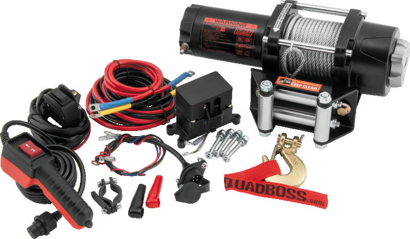 QuadBoss Winch 3500Lb W/Cable Qb 608702 608702 User 1