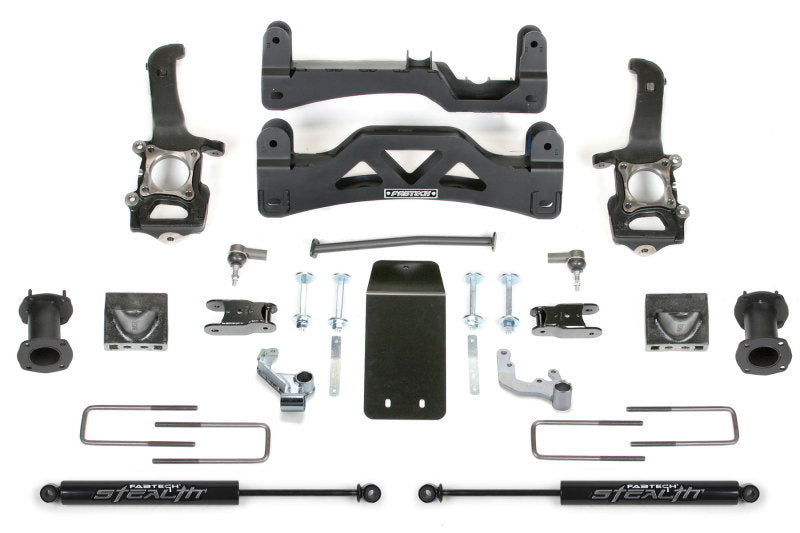 Fabtech 6" Basic System Gen II w/ Front Stock Coilover Spacers K2190M Photo - Primary