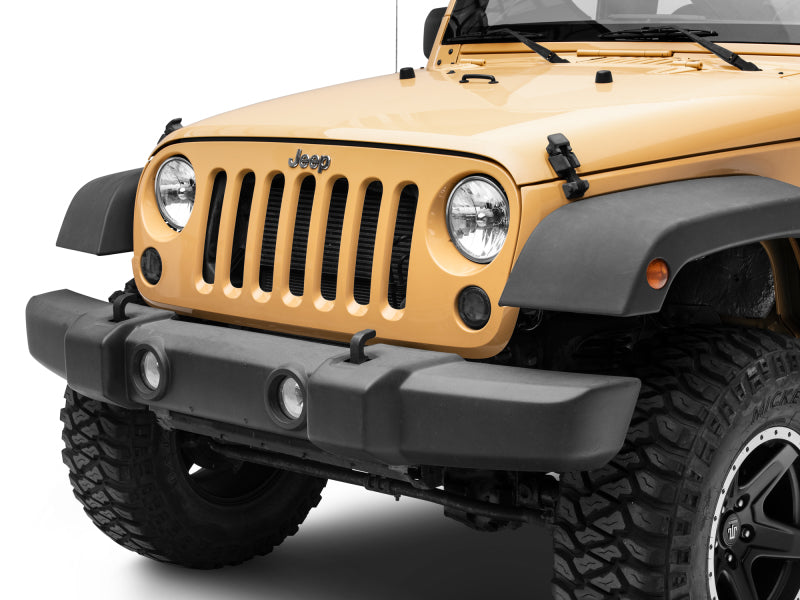 Raxiom 07-18 Jeep Wrangler JK Axial Series LED Turn Signals w/ Halo (Smoked) J127017 J127017 Photo - Close Up